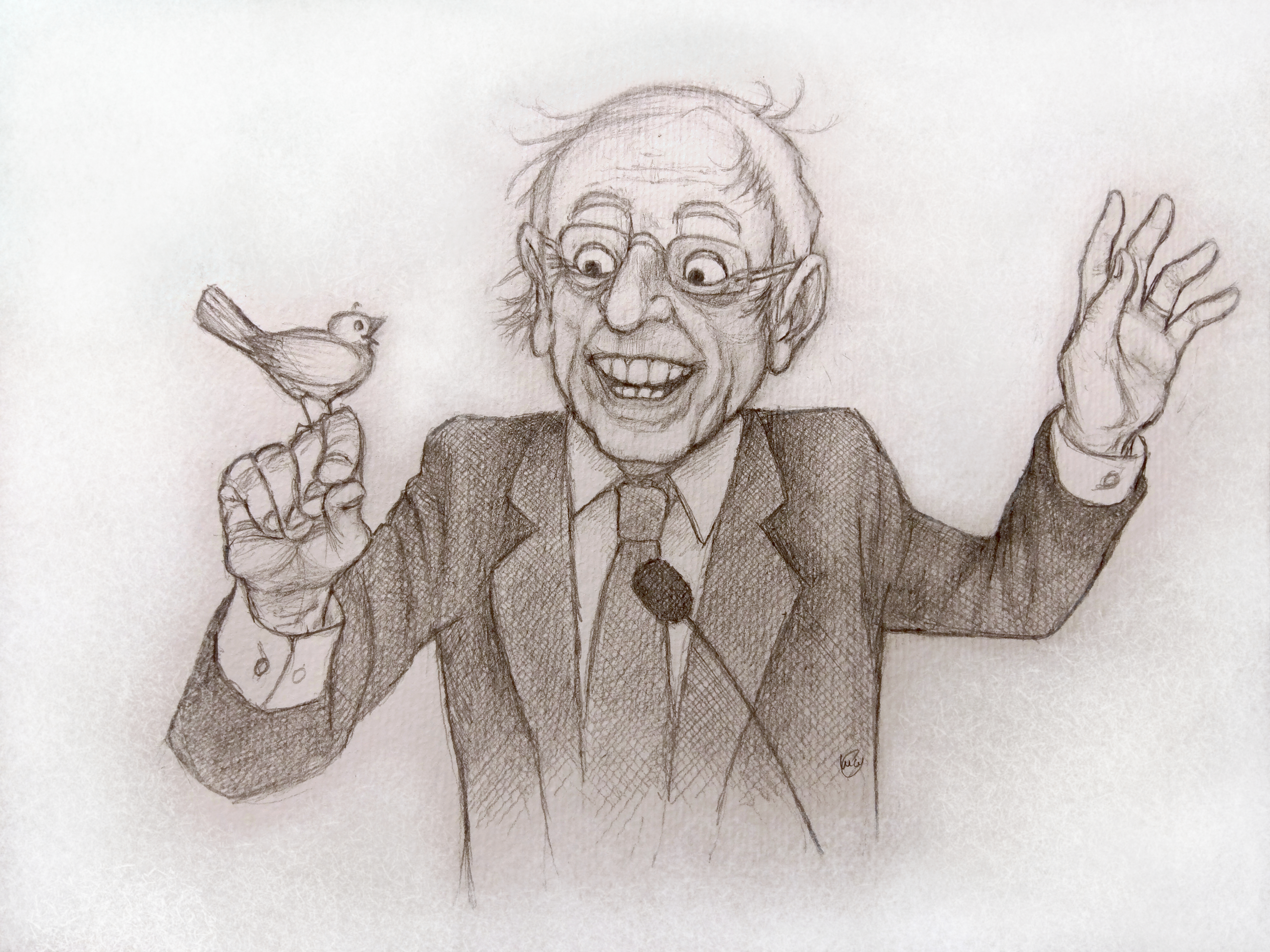 Portrait de Bernie Sanders
